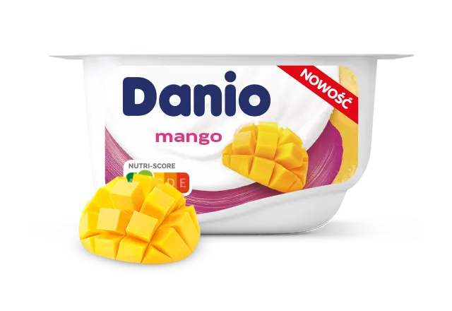 Serek Homogenizowany Danio O Smaku Mango Danio