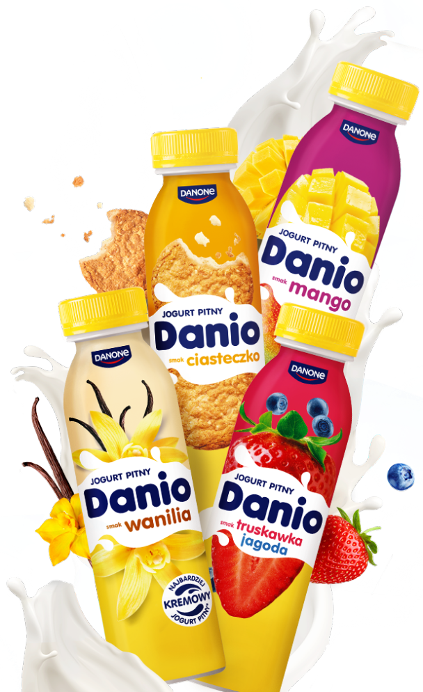 Danio jogurty pitne