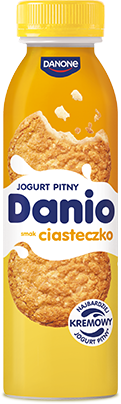 jogurt pitny Danio ciasteczko