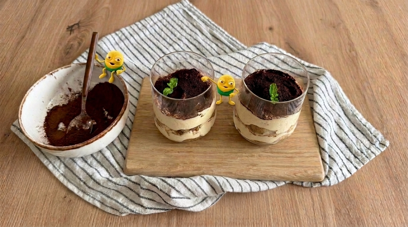 Tiramisu z serka homogenizowanego